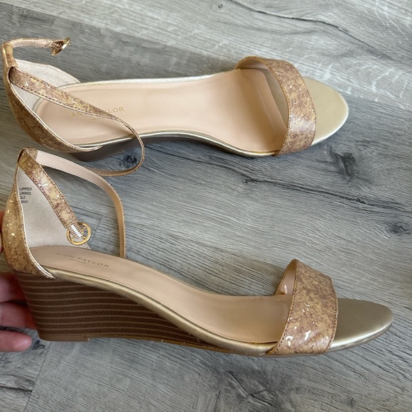 Ann Taylor Shoes - Ann Taylor Wedge Sandals size 10